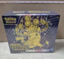 Pokemon Scarlet and Violet Surging Sparks Elite Trainer Box ETB New Sealed - Image 1