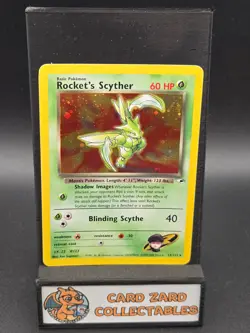 Rocket’s Scyther 13/132 Gym Heroes Holo Rare Pokemon Card - Image 2