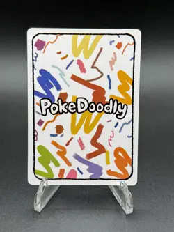 PokeDoodly Charmander - 1st Edition - Full Art Holo Rare Card - Fan Art - Image 2