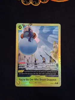 OP06-115 You're The One Who Should Disappear (Alt Art) ONE PIECE Card TCG NM Eng - Image 1