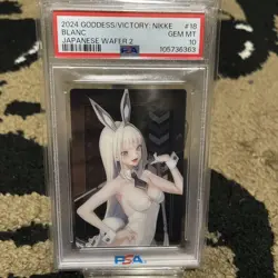 NIKKE Trading Card Wafer Blanc Victory Goddess PSA10 Graded Collectible - Image 1