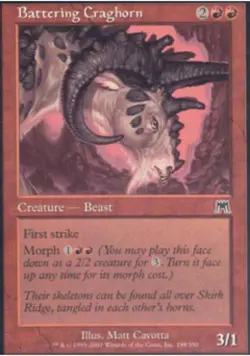 Battering Craghorn - Medium Play MTG Onslaught - Image 1