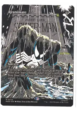Reanimate Marvel Bonus Sheet/Spider-Man Borderless Regular MTG Card - Image 1