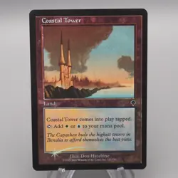 MTG Magic the Gathering Coastal Tower 321/350 Foil NM-EX 2000 Japanese s424 - Image 1