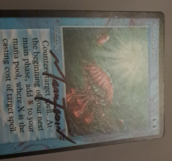 Mana Drain HP Mark Tedin Artist Signature Legends MTG Magic the Gathering - Image 3