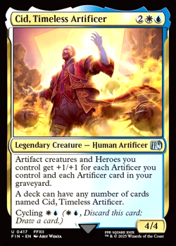 MTG Cid, Timeless Artificer 417 Foil Final Fantasy - Image 1