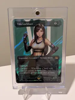 Tifa Lockhart (Borderless SURGE FOIL) Final Fantasy MTG (NM) - Image 2