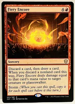 Fiery Encore [Commander 2021] Magic MTG - Image 1