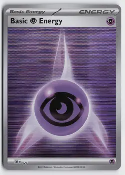 Pokemon Basic Psychic Energy - 021 Reverse Holo Common SVE: Scarlet & Violet Ene - Image 1