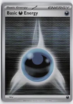Pokemon Basic Darkness Energy - 023 Reverse Holo Common SVE: Scarlet & Violet En - Image 1