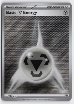 Pokemon Basic Metal Energy - 024 Reverse Holo Common SVE: Scarlet & Violet Energ - Image 1