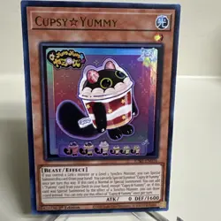 Cupsy Yummy JUSH-EN016 Collector's Rare YGO Yugioh Justice Hunters - Image 1