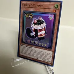 Cupsy Yummy JUSH-EN016 Collector's Rare YGO Yugioh Justice Hunters - Image 4