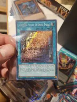 YuGiOh! - WANTED: Seeker of Sinful Spoils RA03-EN074 Secret Rare 1st Edition NM - Image 1