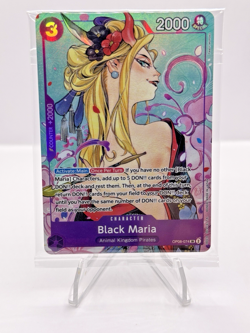 Black Maria (Illustration Box Vol.2) OP08-074 One Piece Promo Cards Foil Sealed - Image 1