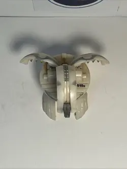 Bakugan Battle Brawlers Haos Dragonoid Pearl White 510G B1 Classic W/card RARE - Image 3