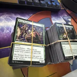 Magic the Gathering 200 Bulk Job Lot Cards MTG (Green Cards Only) - Image 2