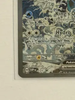 Kingdra EX Scarlet & Violet Promo Card #131 Holo, Near Mint Condition - Image 5
