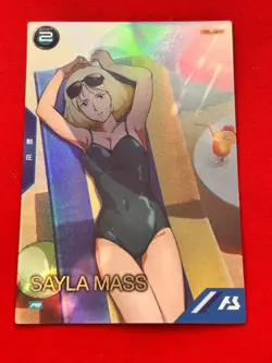 Gundam ARSENAL BASE Card SAYLA MASS BANDAI JAPAN PR-350.031(PR) - Image 3