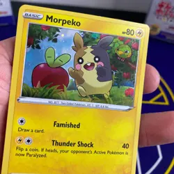 Pokemon Card - MORPEKO holo SWSH031 Black Star PRomo 2020 NM - Image 3