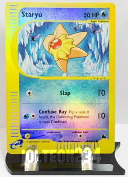 Pokemon TCG Card - Staryu (Skyridge) 104/144 Reverse Holo Common Vintage EReader - Image 1