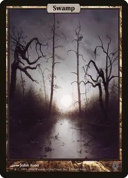 Swamp Unhinged Magic The Gathering MTG Card - Image 1