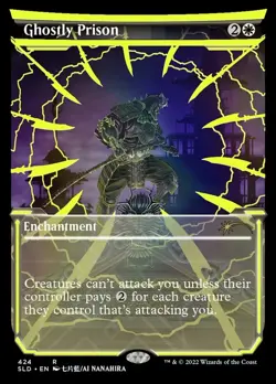 Ghostly Prison (424) - Neon Ink Foil Light Play, English Magic the Gathering MTG - Image 1