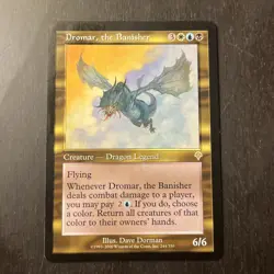 MTG STARTER COMMANDER DECK - Dromar, The Banisher - W/U/B - $30 Value! - Image 1