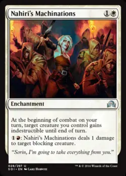 MTG Nahiri's Machinations - Foil, Shadows Over Innistrad, Moderately Played, Eng - Image 1