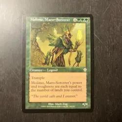MTG STARTER COMMANDER DECK - Molimo, Maro-Sorcerer- Mono Green - $25 Value! - Image 1