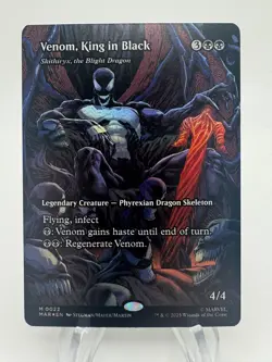 MTG Spider-Man VENOM, KING IN BLACK Borderless Mythic Foil #22 - Image 1