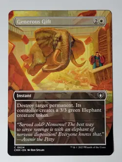Generous Gift (Borderless) Commander Masters Regular - Image 1