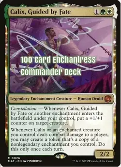 Magic the Gathering - EDH/Commander Enchantress Deck - 100% Authentic LP/NM - Image 1