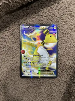 Pokemon TCG Ampharos EX 87/98 Ultra Rare Full Art Holo Ancient Origins XY Era - Image 1