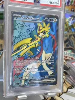 Pokemon TCG Hop's Zacian EX Ultra Rare PSA 8 NM-MT - Image 3