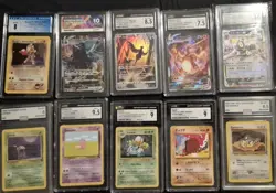 Pokemon Tcg Slab Bundle Cgc Charizard/umbreon - Image 1