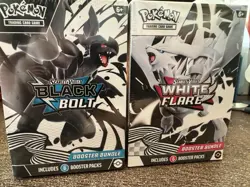 Pokemon TCG - SET OF 2 - Black Bolt and White Flare Booster Bundles SEALED/NEW - Image 1