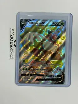 Rillaboom V SV105/SV122 Pokemon TCG Shining Fates Shiny Holo Rare NM/M - Image 1