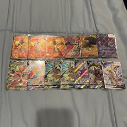 Pokemon TCG Full Art EX Ultra Rare Holo Lot Of 13 All NEAR MINT CONDITION - Image 1