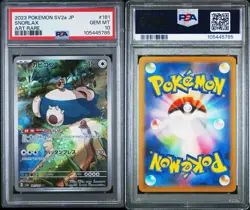 2023 Pokemon SV2a JP - Snorlax, Art Rare - PSA GEM MT 10 - Image 1