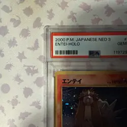 2000 Pokemon PM Japanese Neo 3 Entei Holo #244 - PSA 10 GEM MINT *US Seller* - Image 5