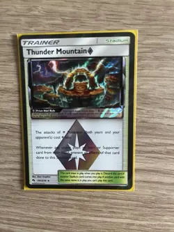 Pokemon TCG Thunder Mountain [Prism Star] Sun & Moon - Lost Thunder 191/214 Holo - Image 1