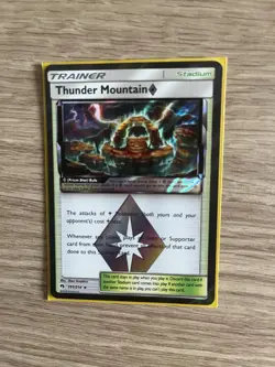 Pokemon TCG Thunder Mountain [Prism Star] Sun & Moon - Lost Thunder 191/214 Holo - Image 2