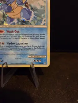 Pokemon TCG Blastoise 13/95 Cracked Ice Holo HGSS Unleashed 🌟Holo Bleed🌟 - Image 4