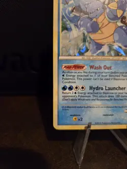 Pokemon TCG Blastoise 13/95 Cracked Ice Holo HGSS Unleashed 🌟Holo Bleed🌟 - Image 5