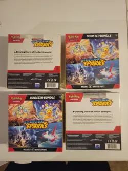 Lot Of 4 Pokemon TCG Scarlet Violet Surging Sparks Booster Bundle Sealed New - Image 2