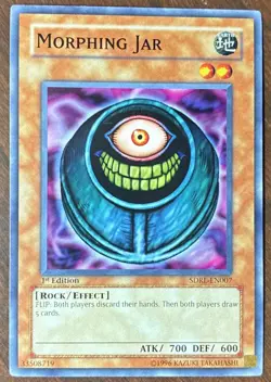 Morphing Jar SDRL-EN007 Yugioh! Deck: Rise of the Dragon Lords 1st Ed NM NEW x1 - Image 1