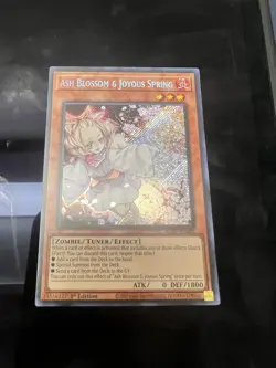 *** ASH BLOSSOM & JOYOUS SPRING *** 1ST EDITION SECRET RARE RA01-EN008 YUGIOH! - Image 1