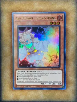 Yugioh Ash Blossom & Joyous Spring RA01-EN008 Ultra Rare 1st Ed NM - Image 1