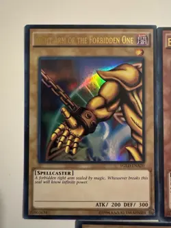 Exodia The Forbidden One YGLD Complete 5 Pieces Ultra Rare Unlimited - Image 2